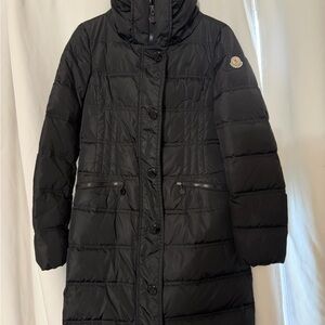 Moncler Quilted Black Puffer Coat